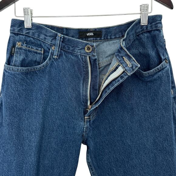 VANS V96 Relaxed Denim Jeans Mens 32 x 34 Straight Skater Streetwear Classic - Picture 4 of 10